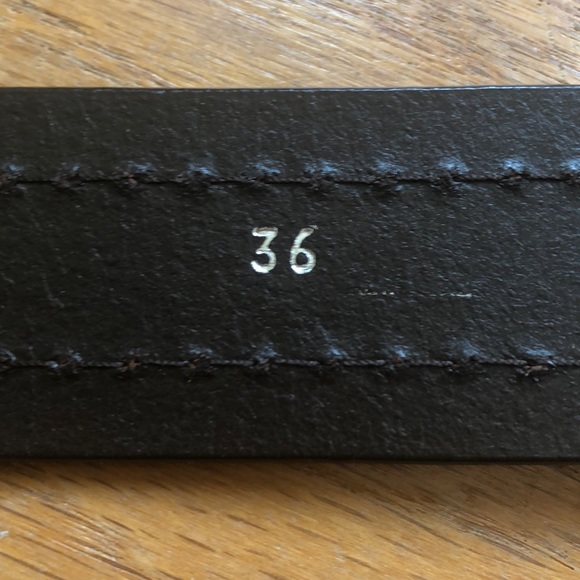 Brown Belt with Brass Buckle - Picture 3 of 3